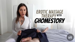 Erotic massage and Sex in all Holes with Ghomestory💋