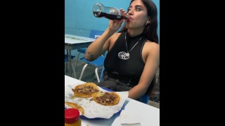 Mi face 🤡 when she said those Tacos are not for free