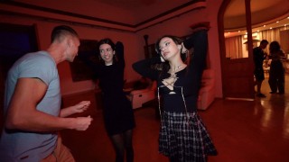 Swingers Club Party - Hardcore Sex With Horny Brunette Katty West